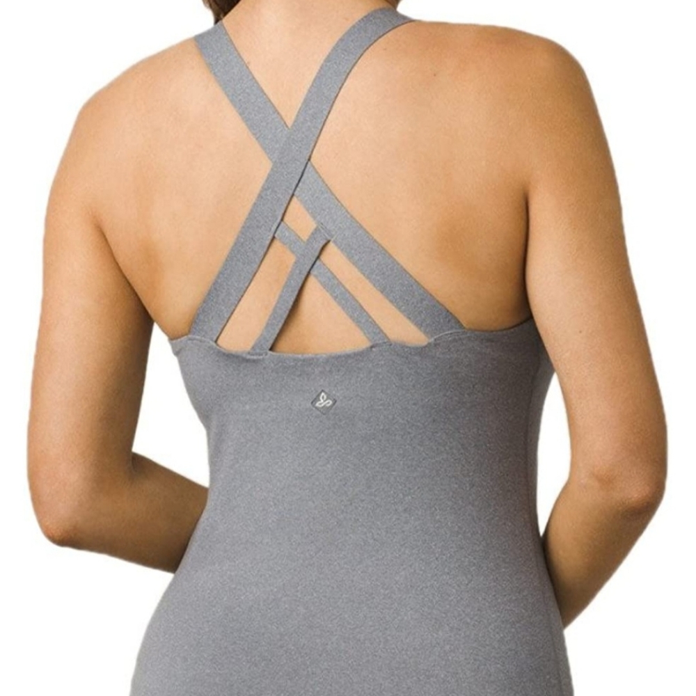 PrAna Grey Verana Tank Top, Size S